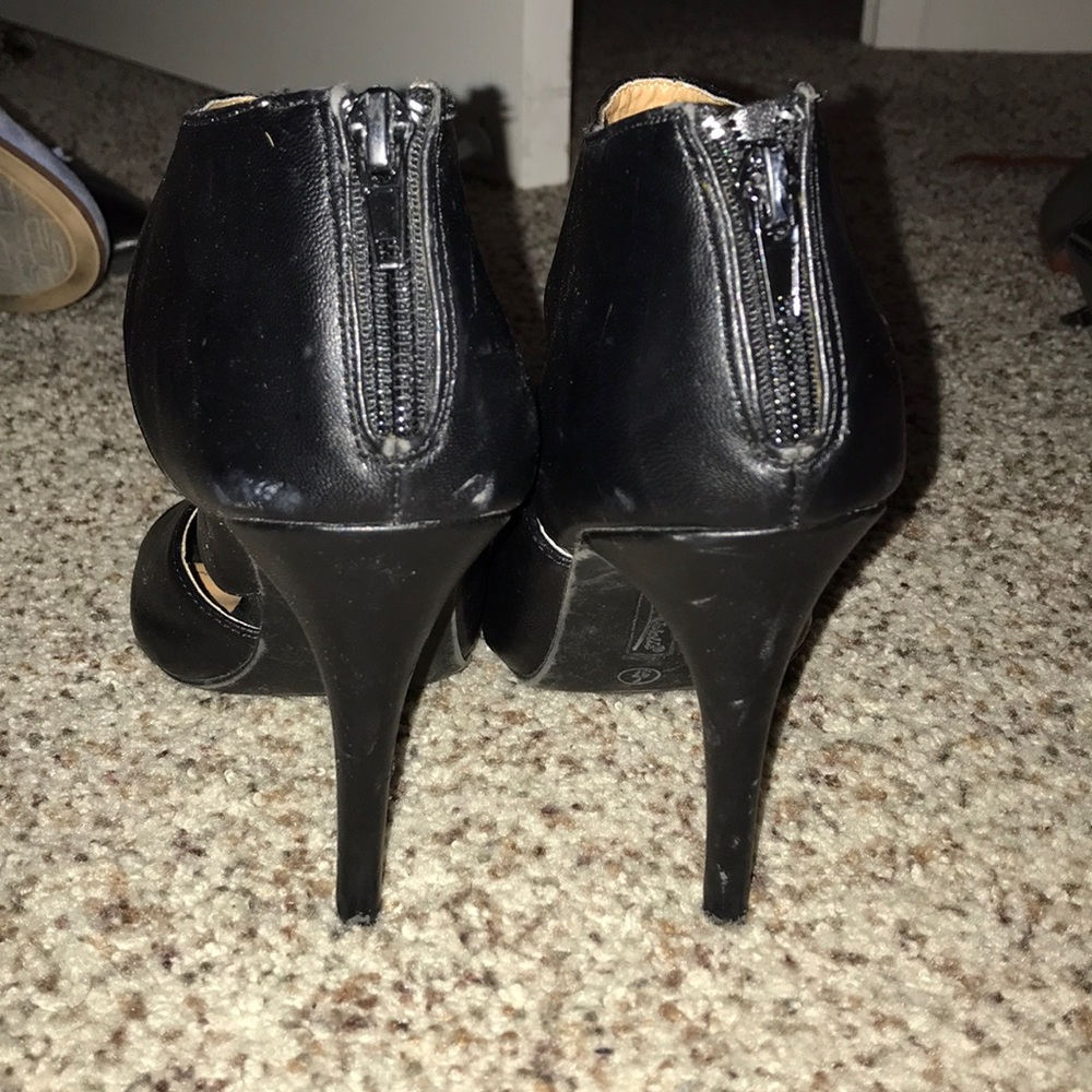 Black Caged Heels - image 6